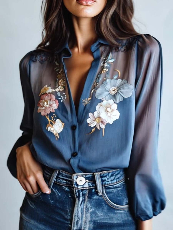 Eve | Floral Boho Chic Blouse