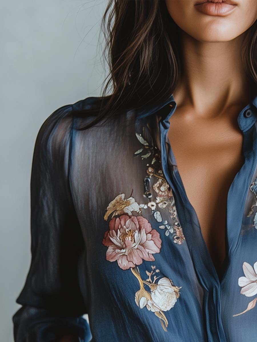 Eve | Floral Boho Chic Blouse