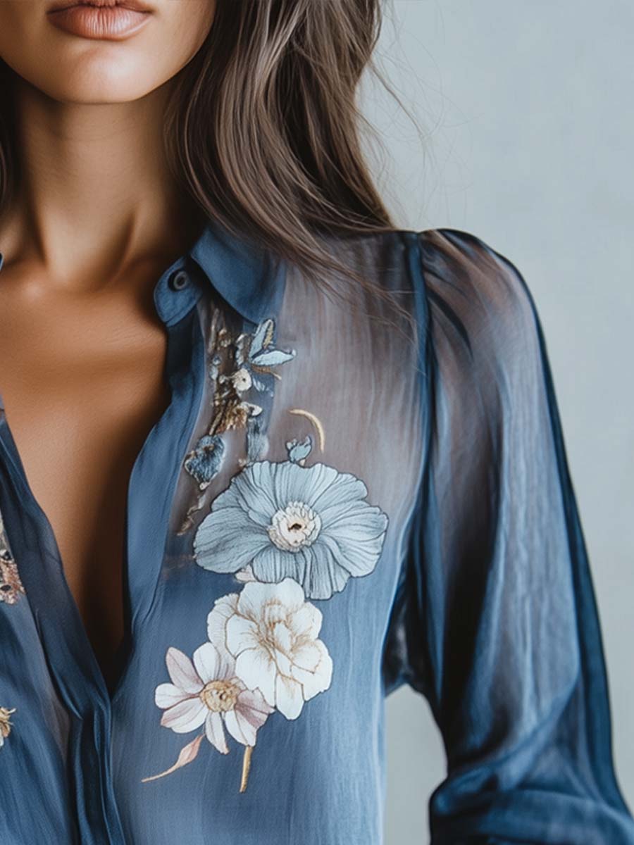 Eve | Floral Boho Chic Blouse