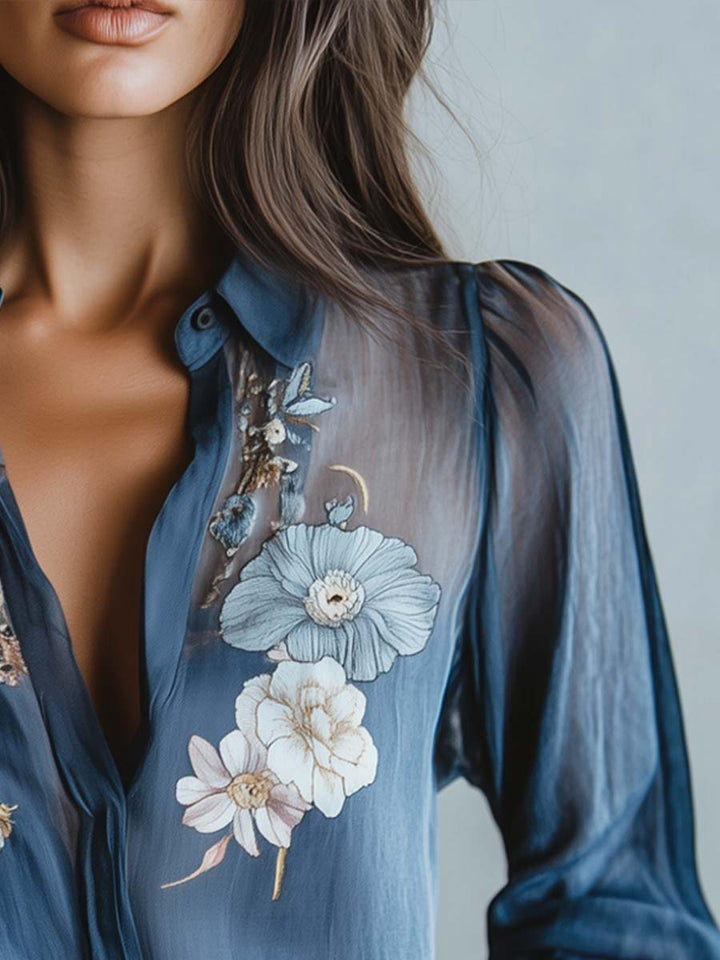 Eve | Floral Boho Chic Blouse