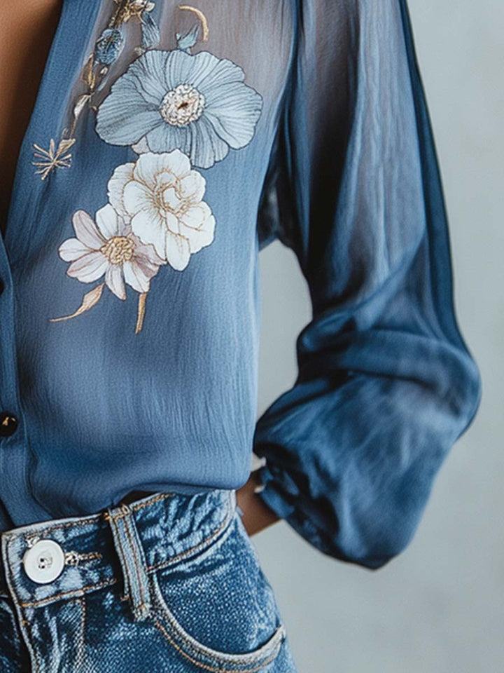 Eve | Floral Boho Chic Blouse