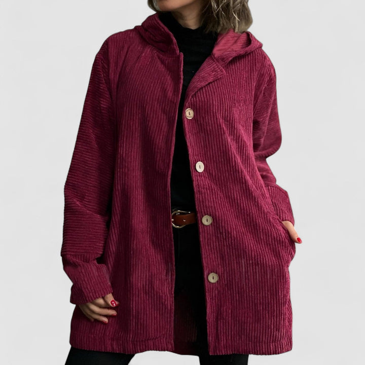 Cordia | Cozy Corduroy Hooded Jacket