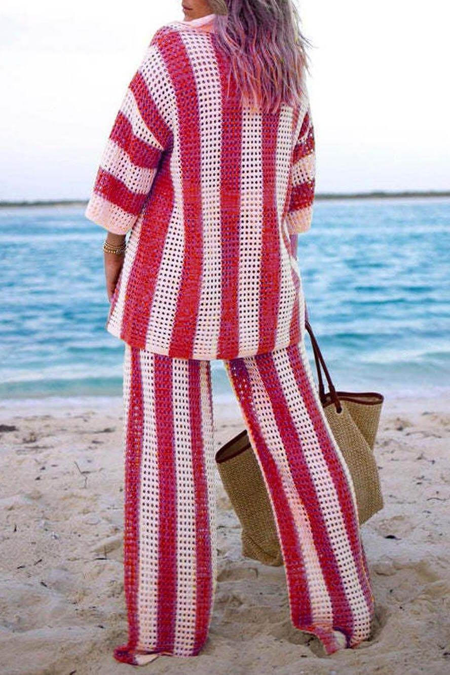 Amelia | Striped Set Elegant & Comfortable
