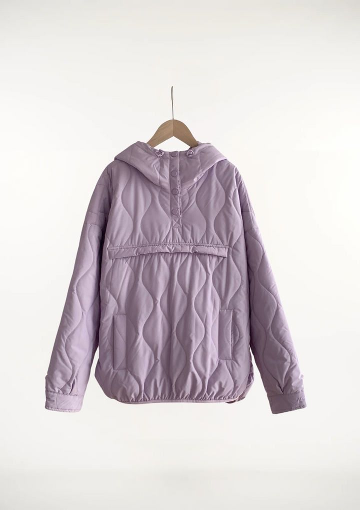 WILLOW | QUILTED WATER REPELLENT HOODED JACKET