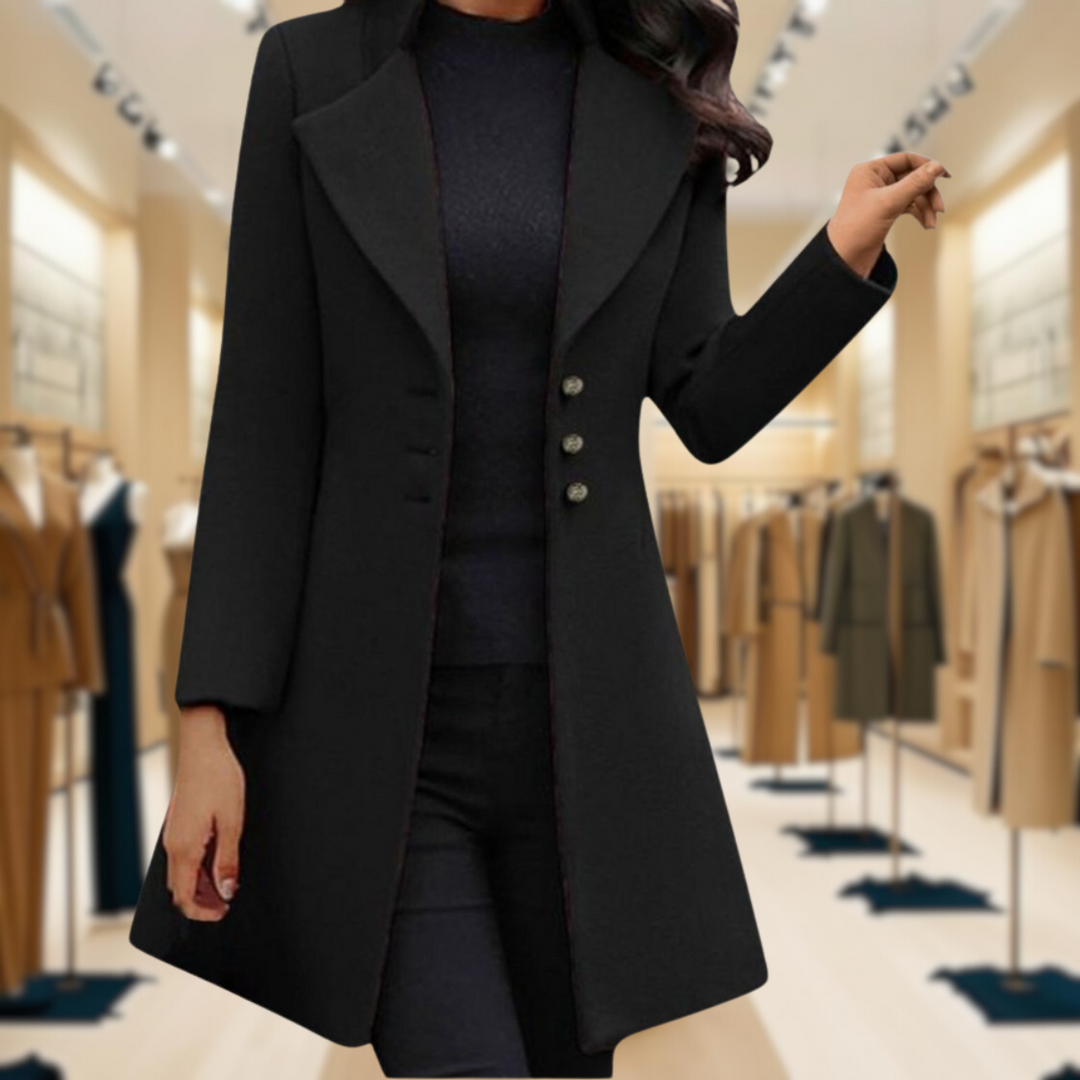 Venzi | Long Sleeve Coat