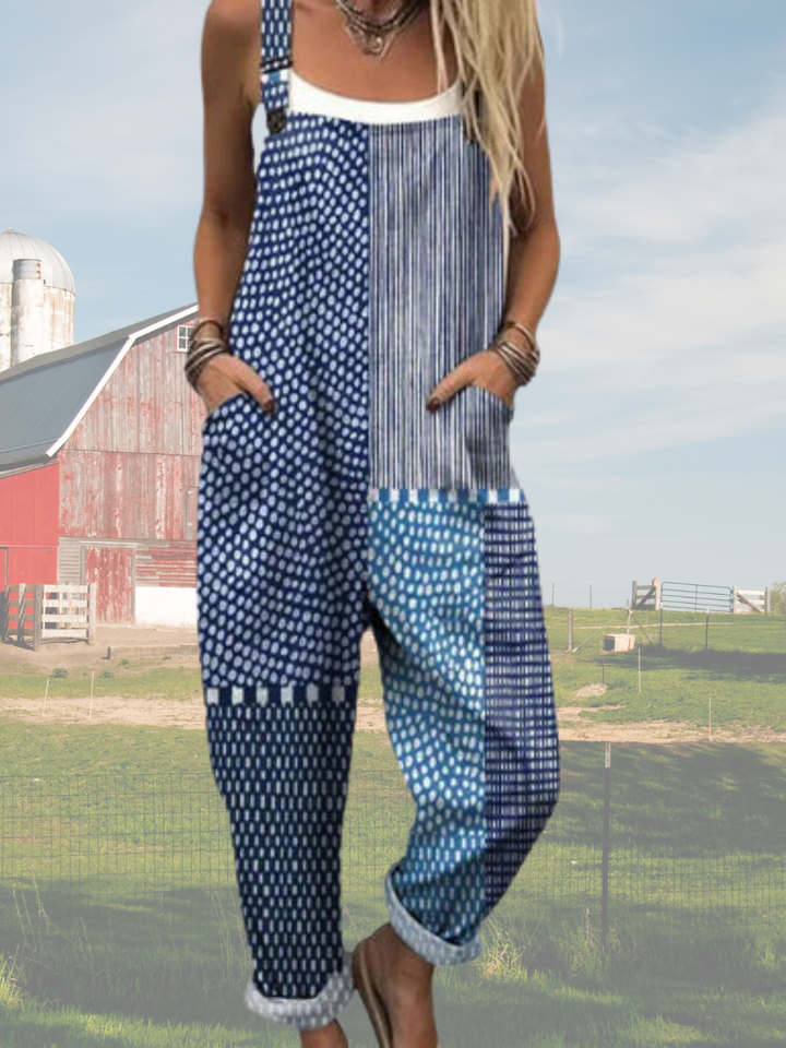 CATHY | CASUAL STRIPED JUMPSUIT