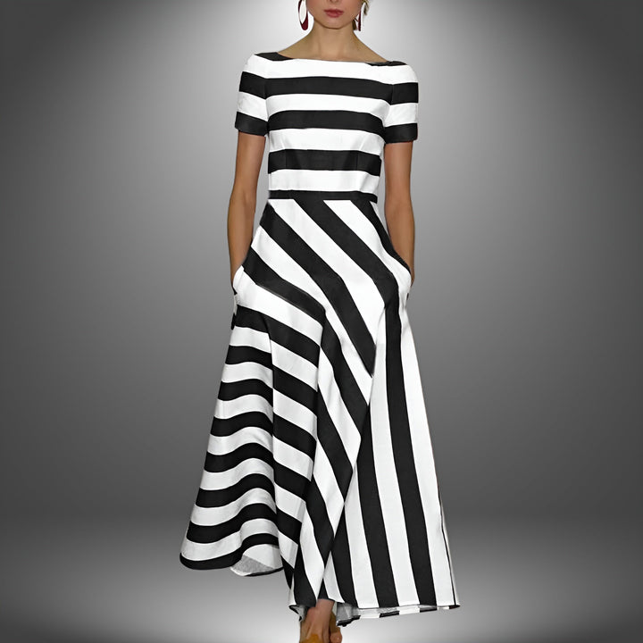 Vera | Striped Long Dress
