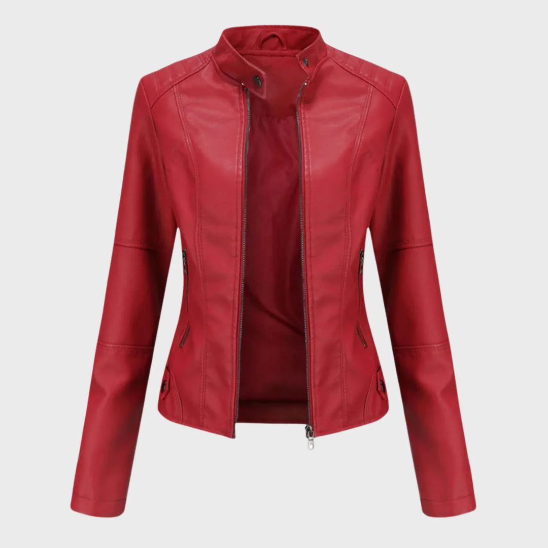 Romina | Casual Leather Jacket
