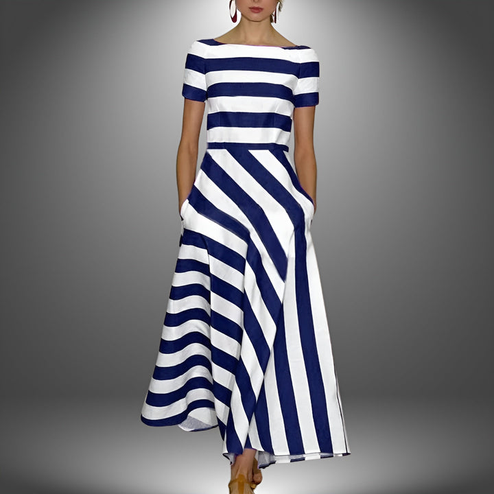 Vera | Striped Long Dress