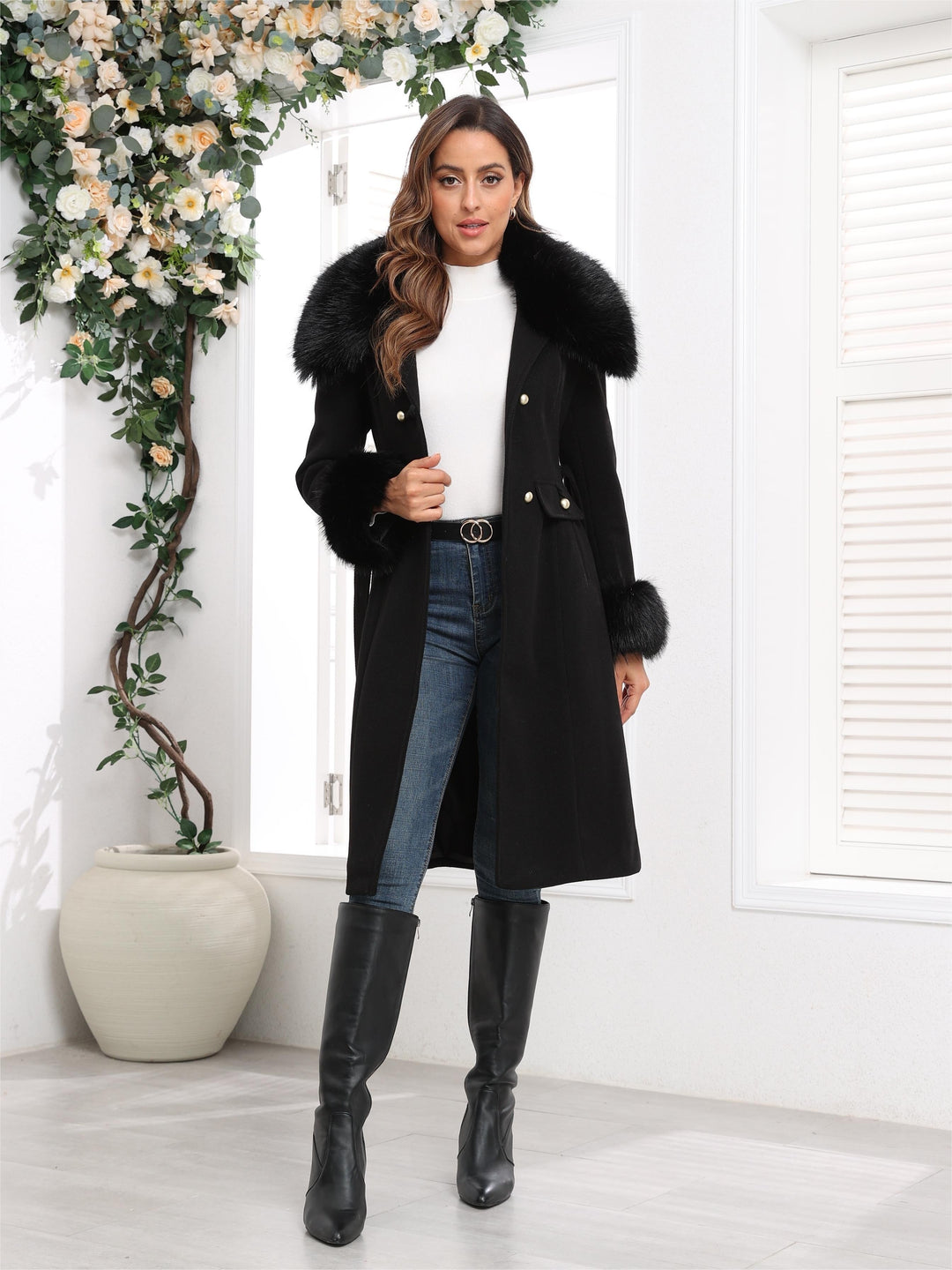 Evelyna | Elegant Winter Coat
