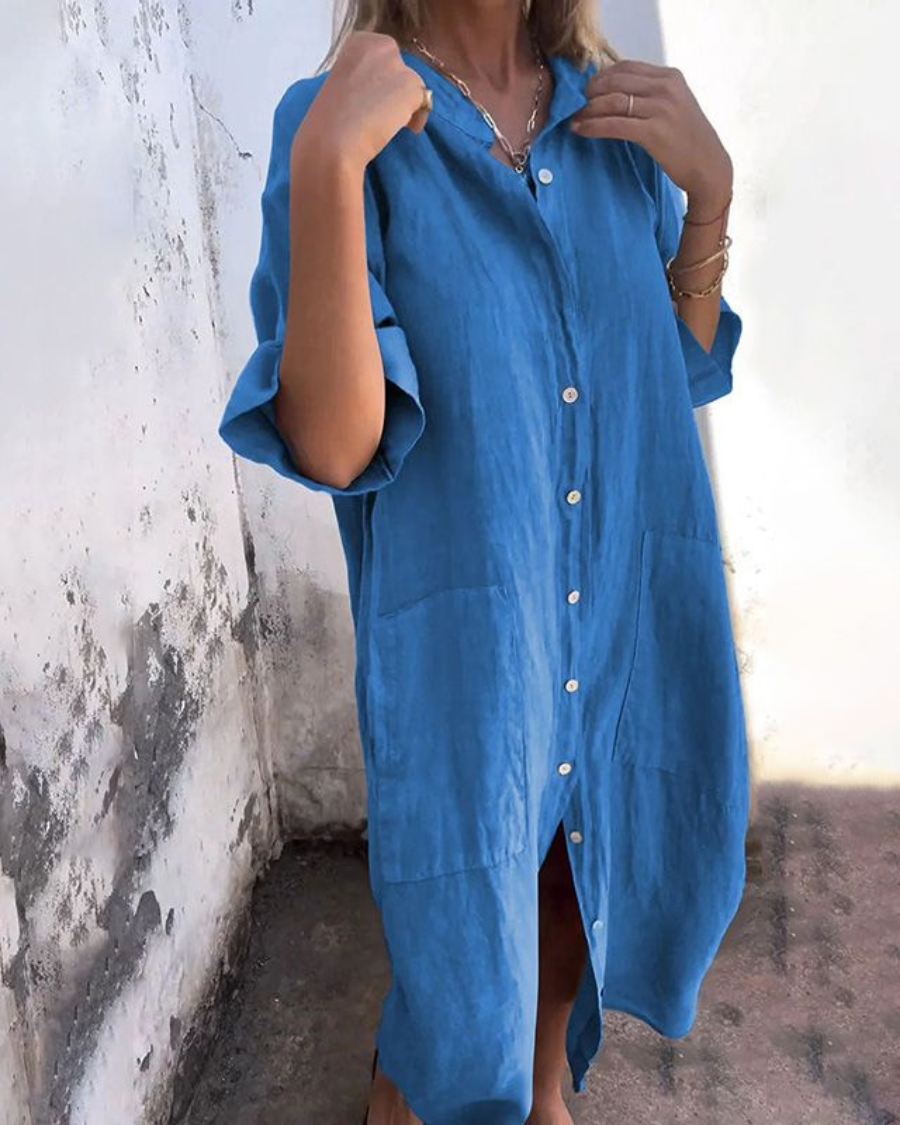Fiona™ - Boho Shirt Dress