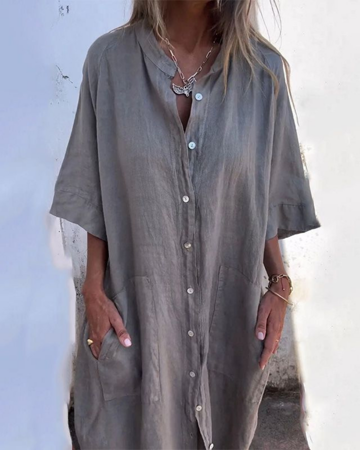 Fiona™ - Boho Shirt Dress