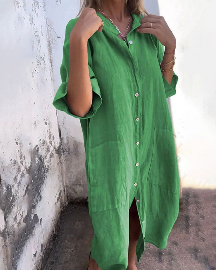 Fiona™ - Boho Shirt Dress
