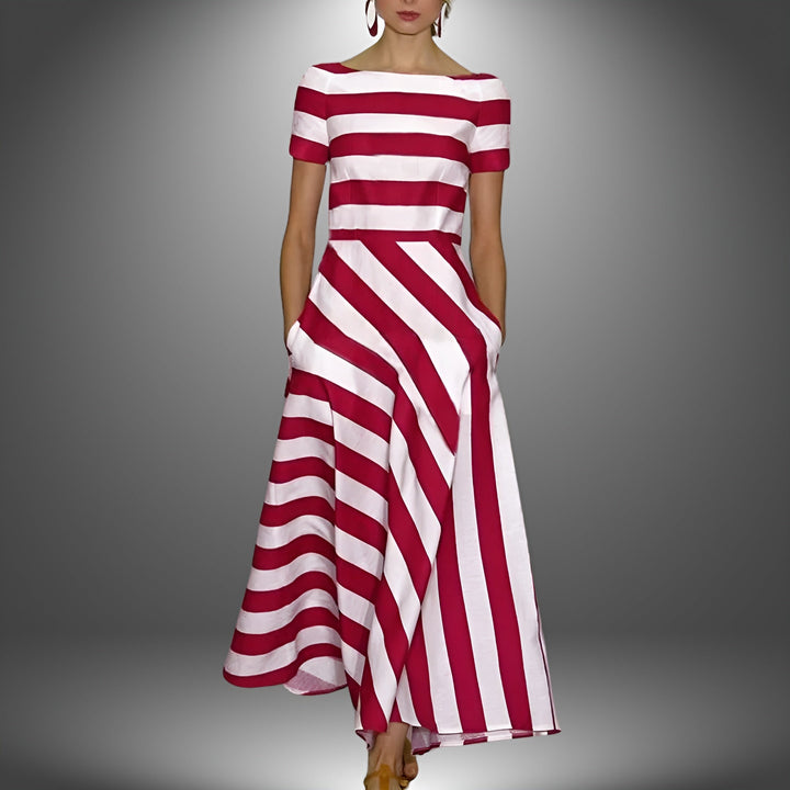 Vera | Striped Long Dress