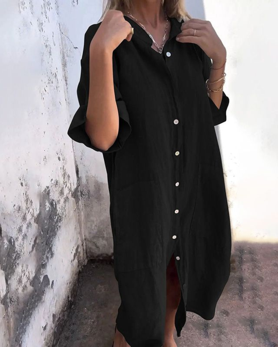 Fiona™ - Boho Shirt Dress