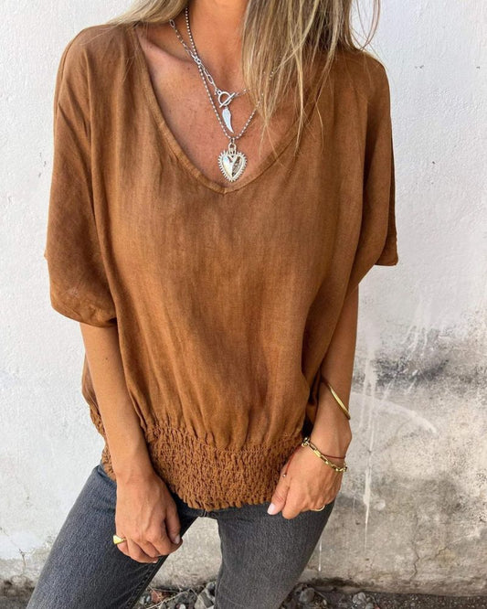 LENNOX – CLOSE CUT V NECK TEE