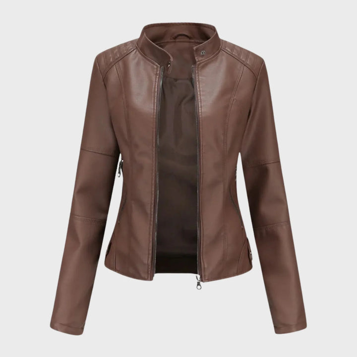 Romina | Casual Leather Jacket