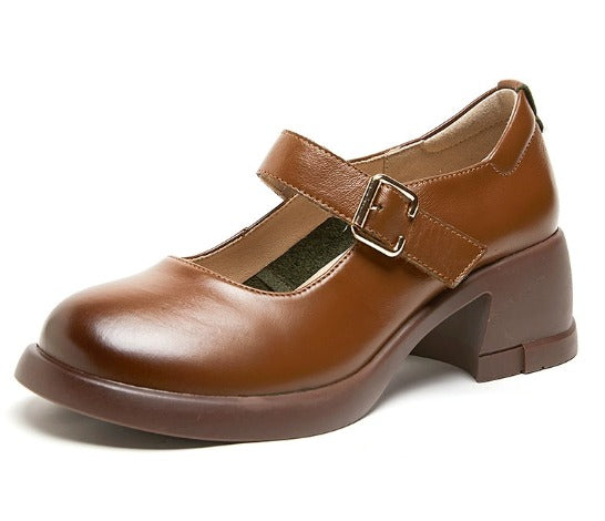 Olivia&Micheal™ | Agnes Leather Mary Janes