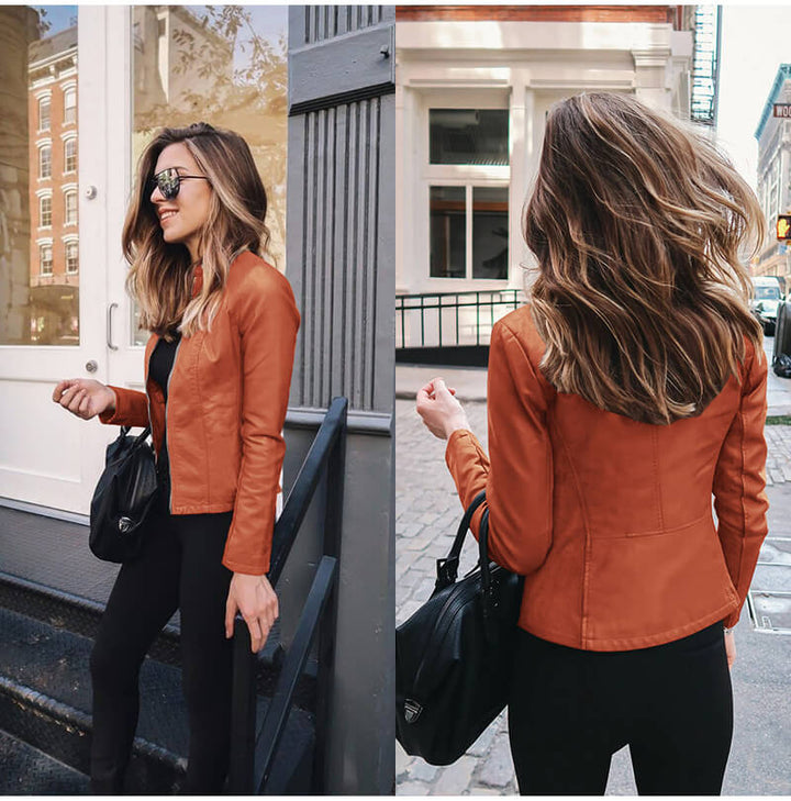 Tanya | Luxe Leather Jacket