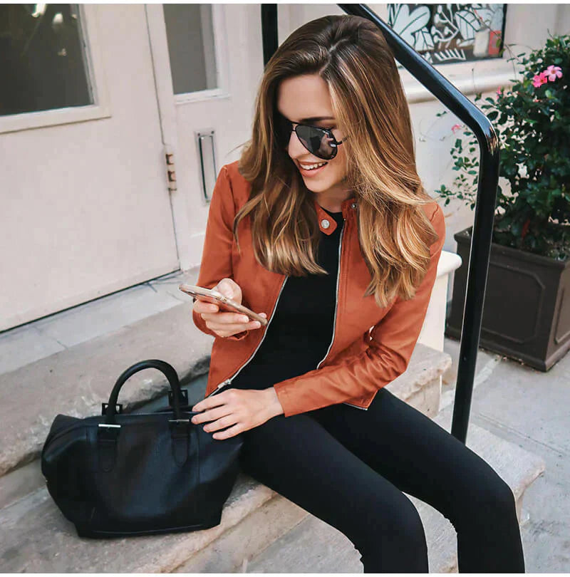 Tanya | Luxe Leather Jacket