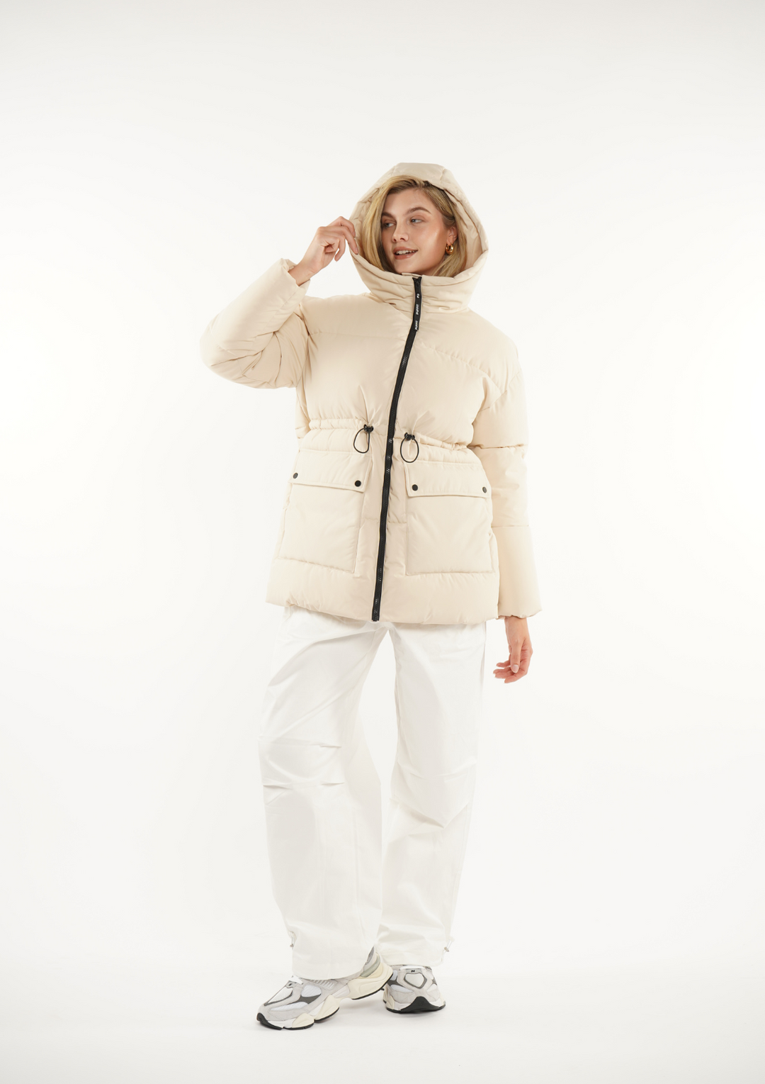 EVA | HOODED PUFFER JACKET SPLASHPROOF