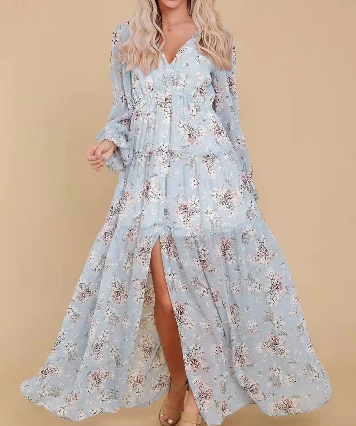 Auranya - Maxi Chiffon Casual Dress