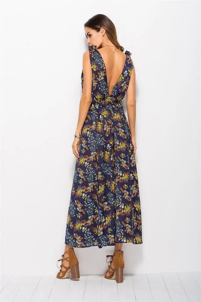 Esmira - Elegant Maxi Beach Dress
