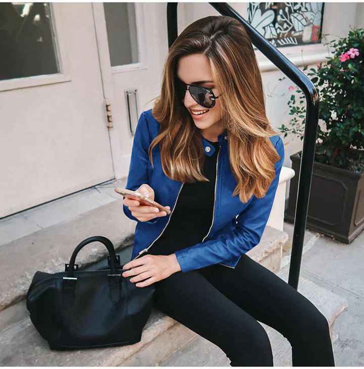 Tanya | Luxe Leather Jacket