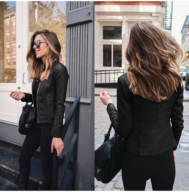 Tanya | Luxe Leather Jacket