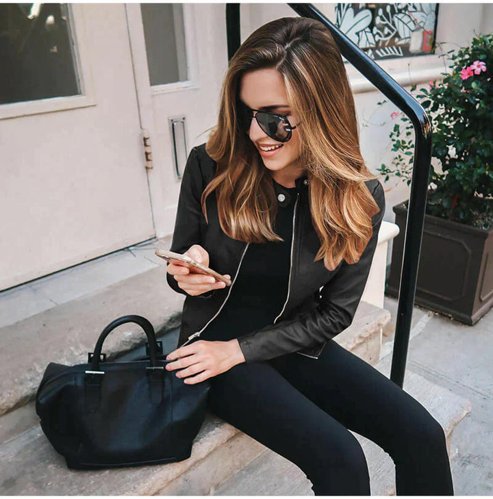 Tanya | Luxe Leather Jacket