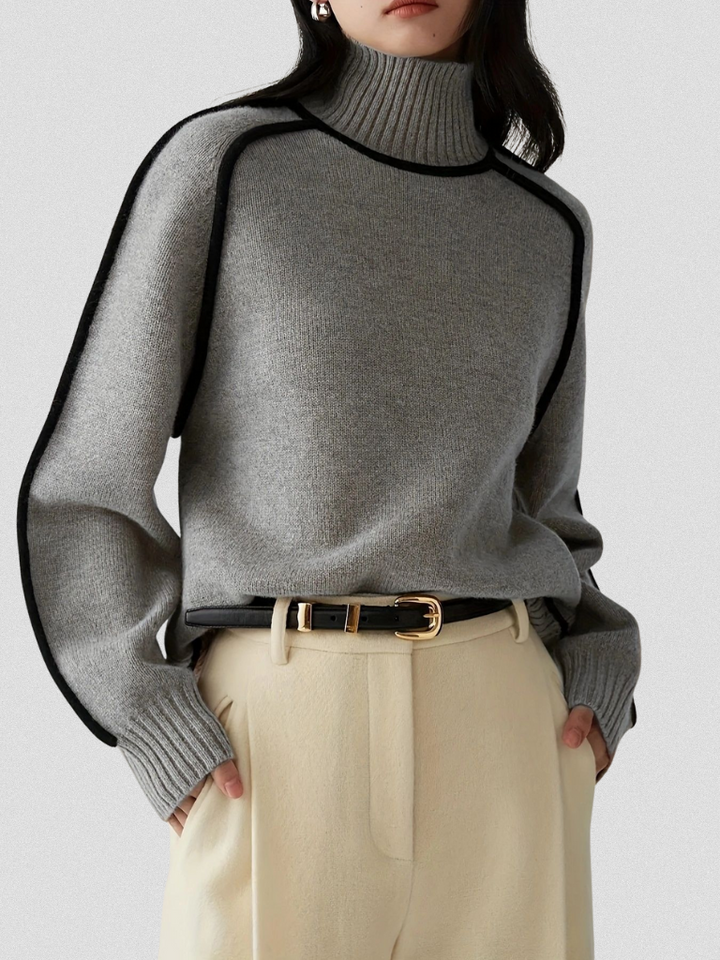 RUMI | CONTRAST SWEATER