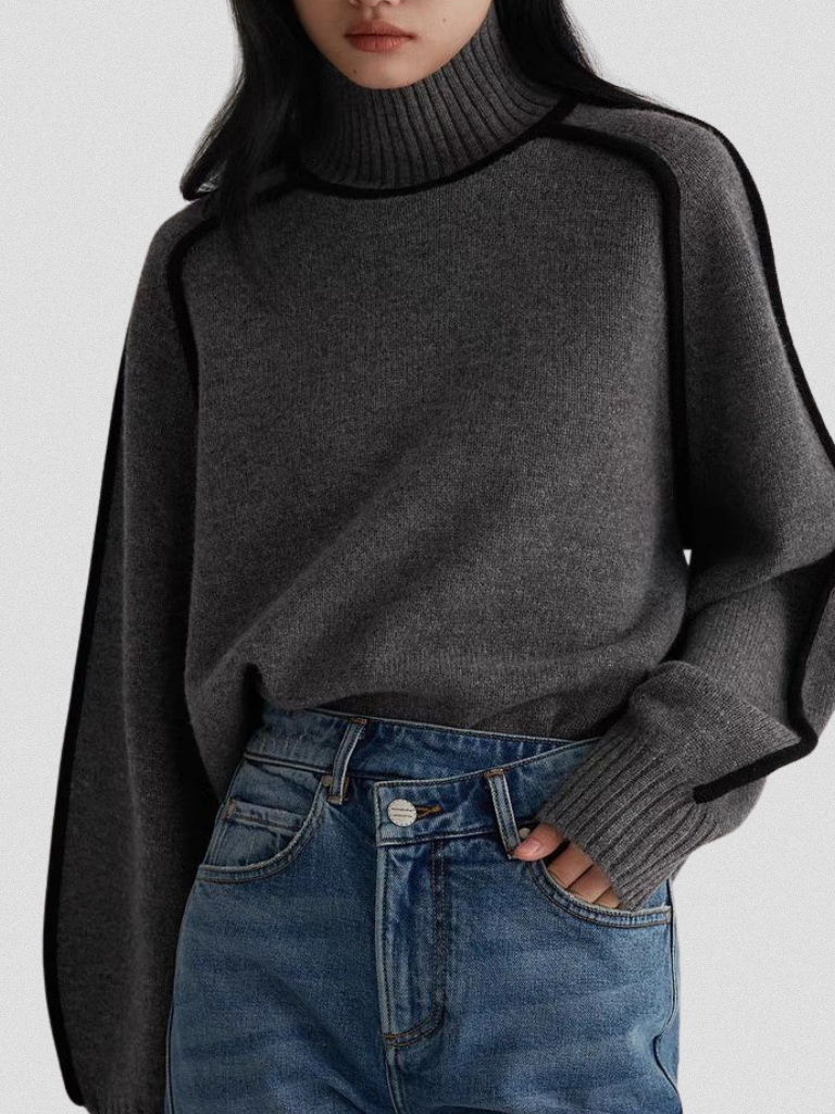 RUMI | CONTRAST SWEATER