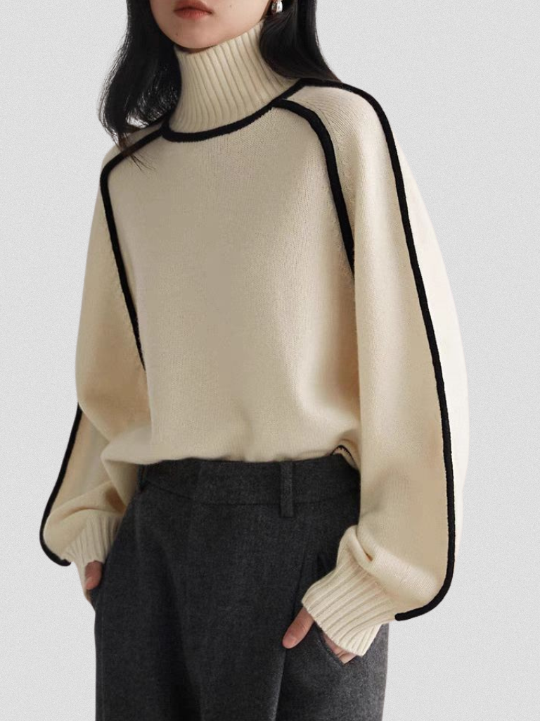 RUMI | CONTRAST SWEATER