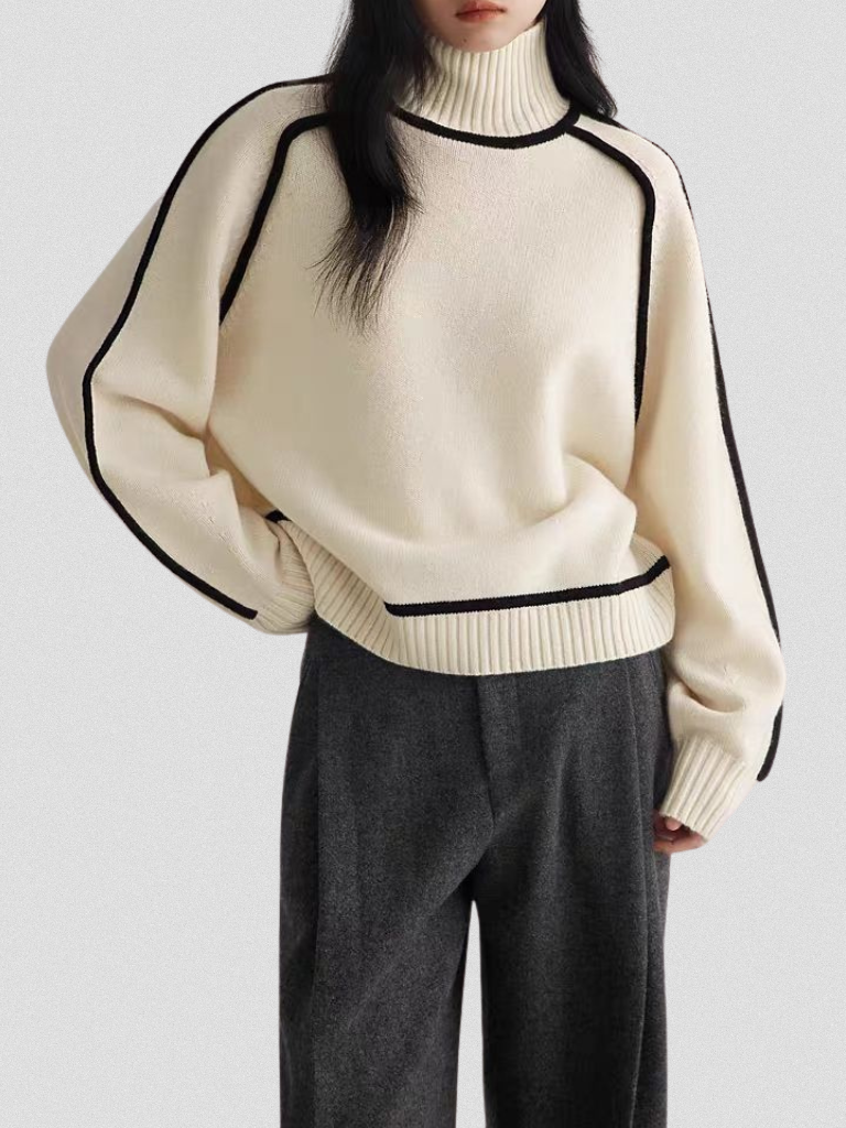 RUMI | CONTRAST SWEATER