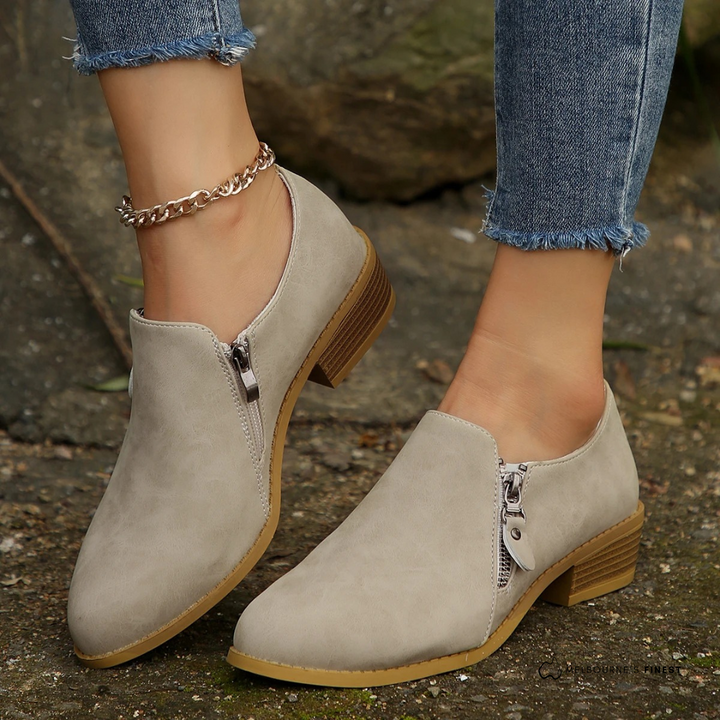 Briala | Orthopedic Zip-Up Ankle Boots