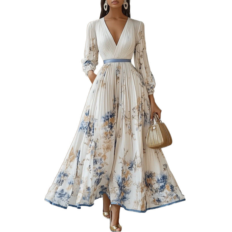 Jessenya -  Elegant Pleated Dress