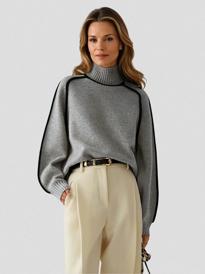 RUMI | CONTRAST SWEATER