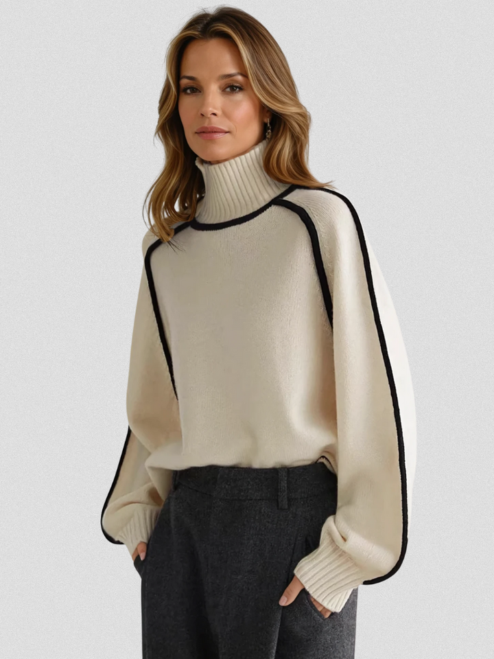 RUMI | CONTRAST SWEATER