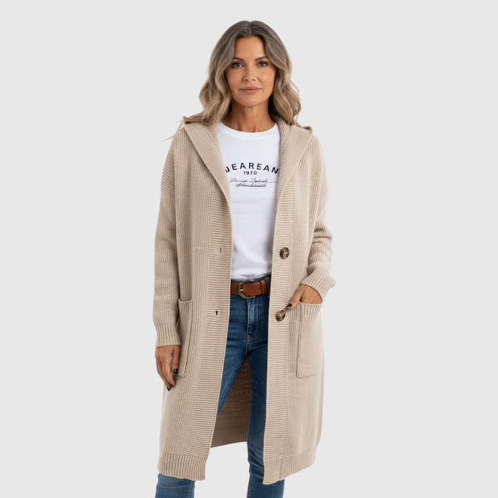 Monique - Long and Elegant Cardigan for Women