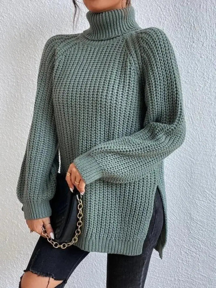 Ida | Comfortable Knit Turtleneck Long Sweater