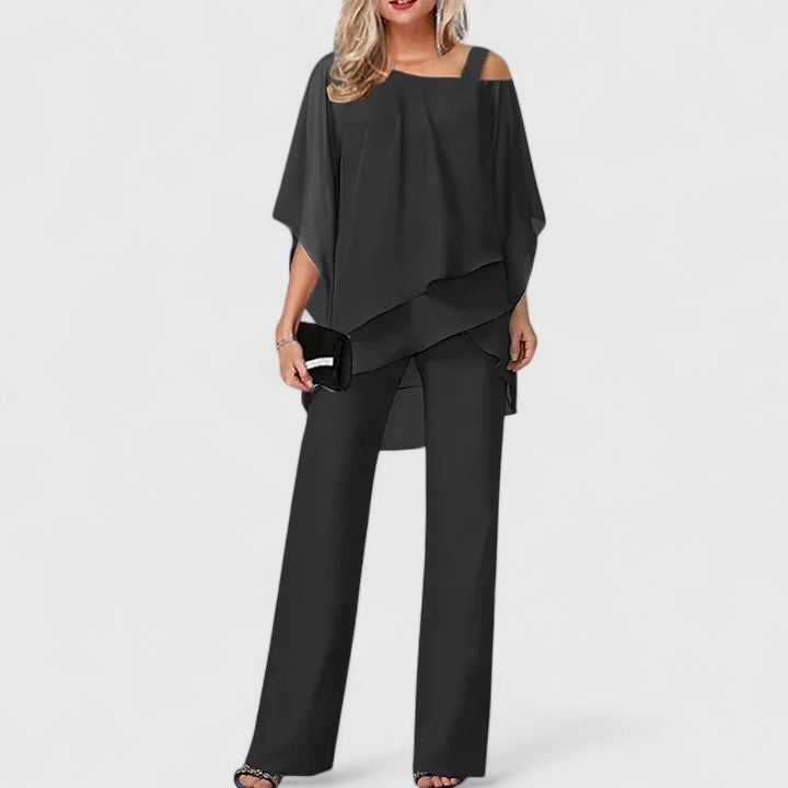 Amely | Elegant Two-Piece Pant Set