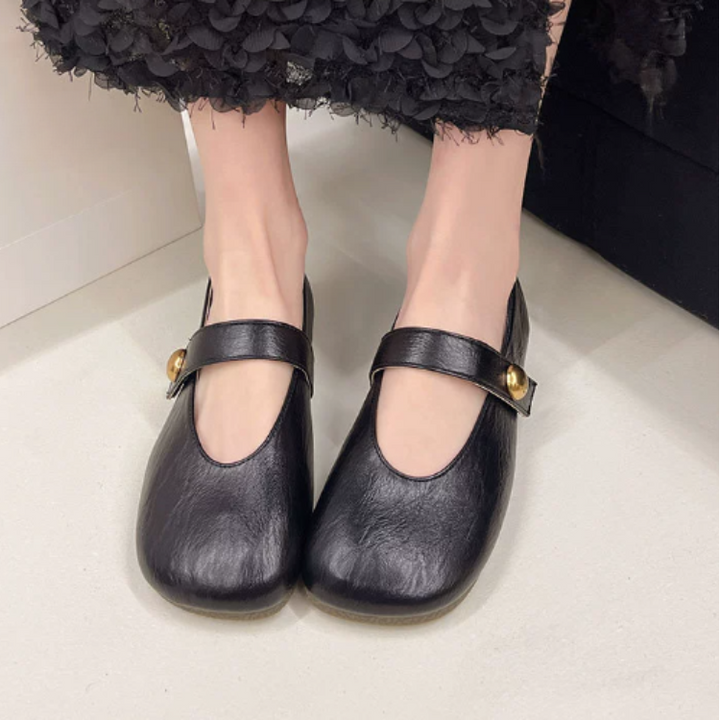 Olivia&Micheal™ | Irene Leather Mary Janes