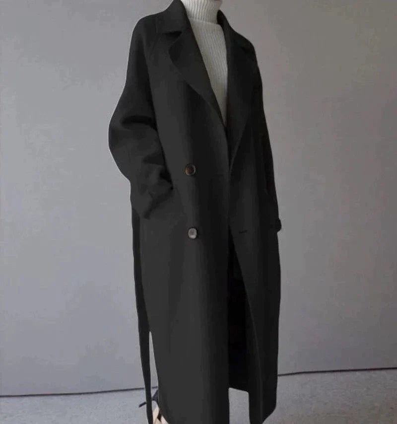 Laarni | Longline Wool Coat