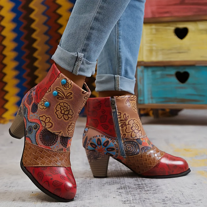 Luna | Orthopedic Vintage Ankle Boots