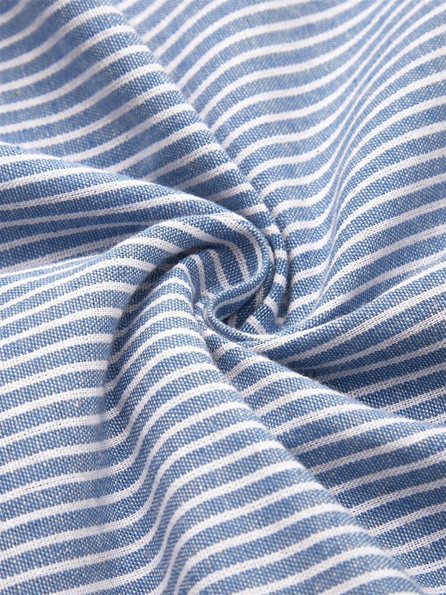 Aubrey™ | Elegant Striped Summer Midi Dress