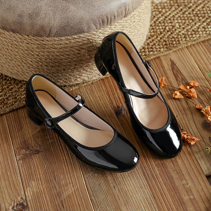 Olivia&Micheal™ | Livy Leather Mary Janes