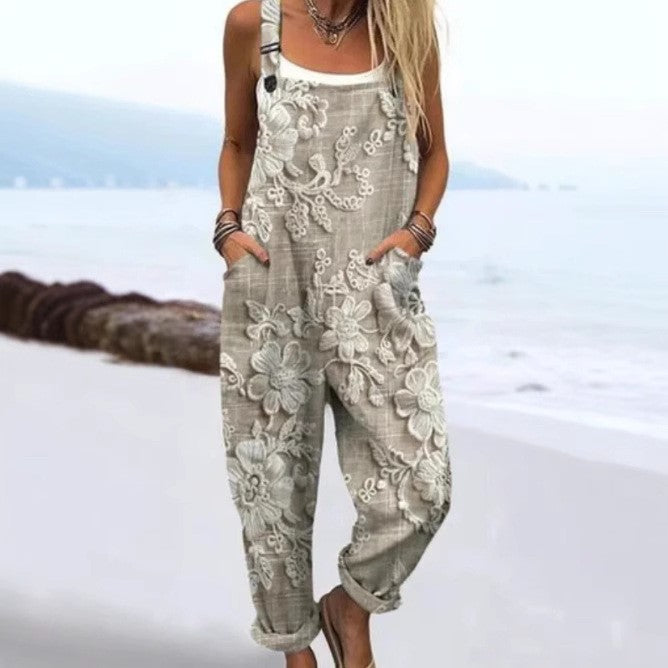 CATHY | CASUAL STRIPED JUMPSUIT