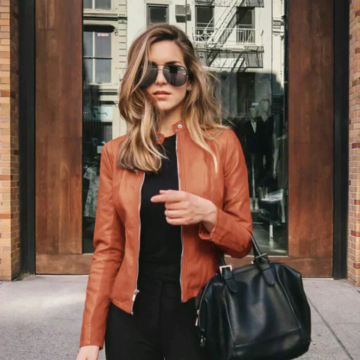 Tanya | Luxe Leather Jacket