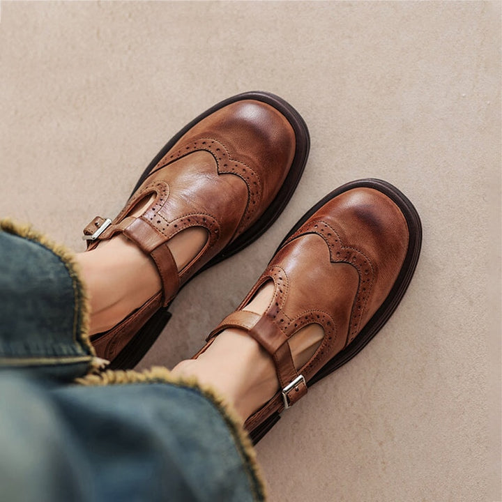 Olivia&Micheal™ | Risla Leather Mary Janes
