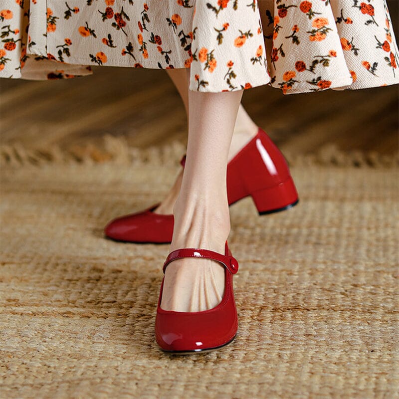 Olivia&Micheal™ | Livy Leather Mary Janes
